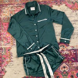 Preppy Satin pajama set